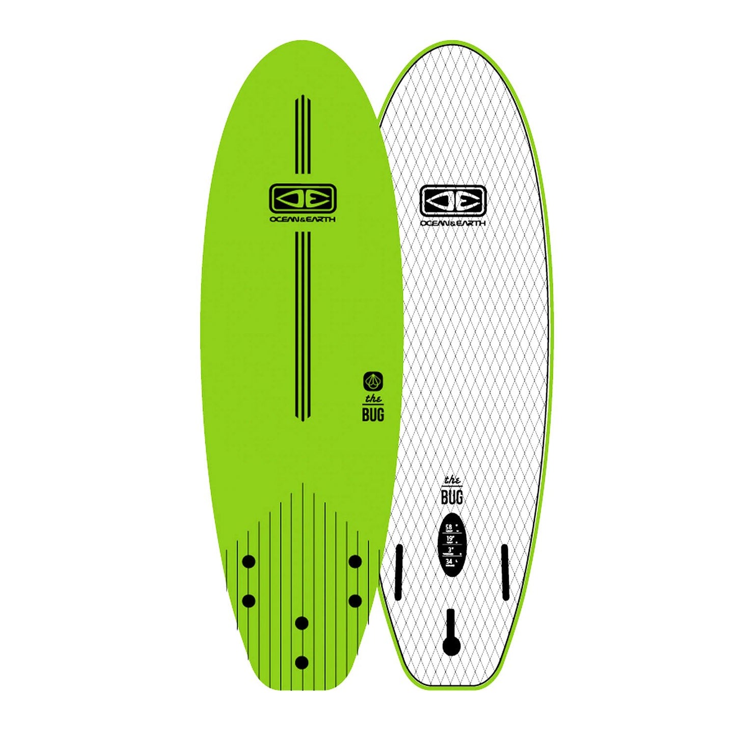 ocean & earth bug 6' softboard