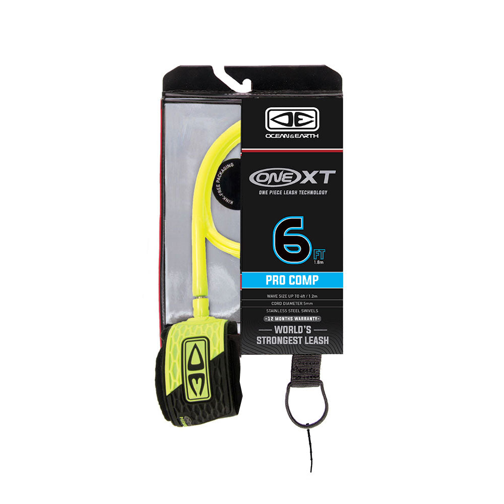 Ocean & Earth Premium OneXT 6ft Pro Comp Leash