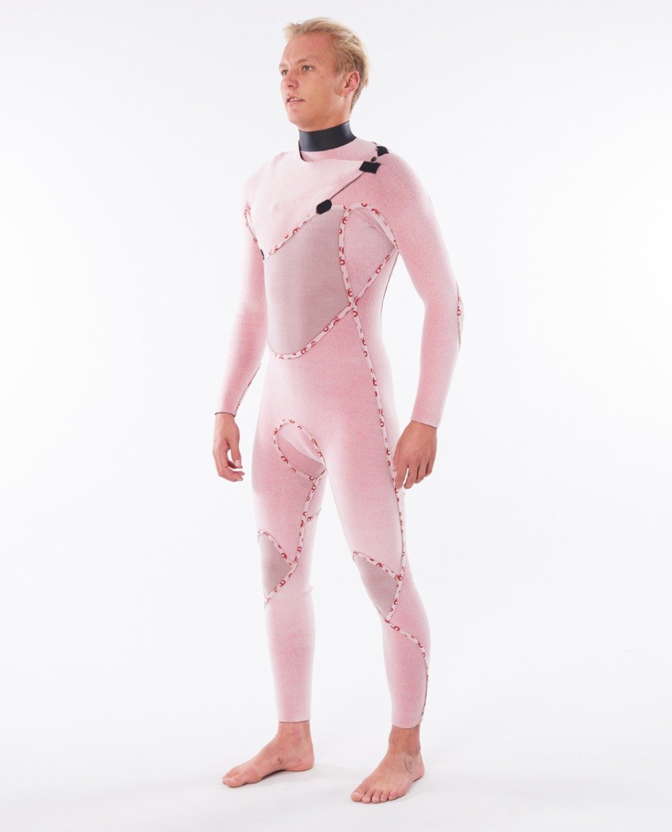 Rip Curl Flash Bomb 5/3mm Chest Zip Men's Wetsuit - Slate