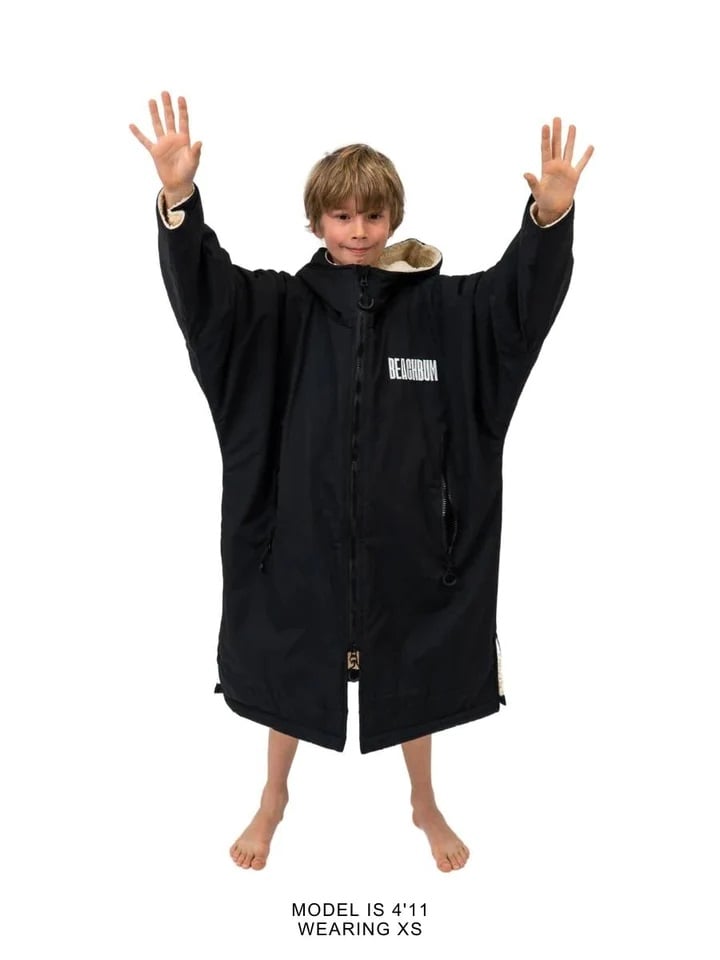 Beachbum Kids Brobe Changing Robe - Black