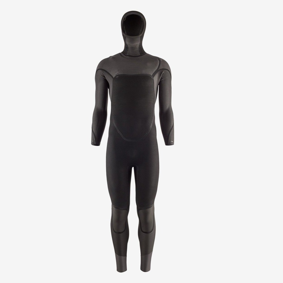 Patagonia R3 Yulex 4/3mm Men's Front Zip Hooded Wetsuit - Black