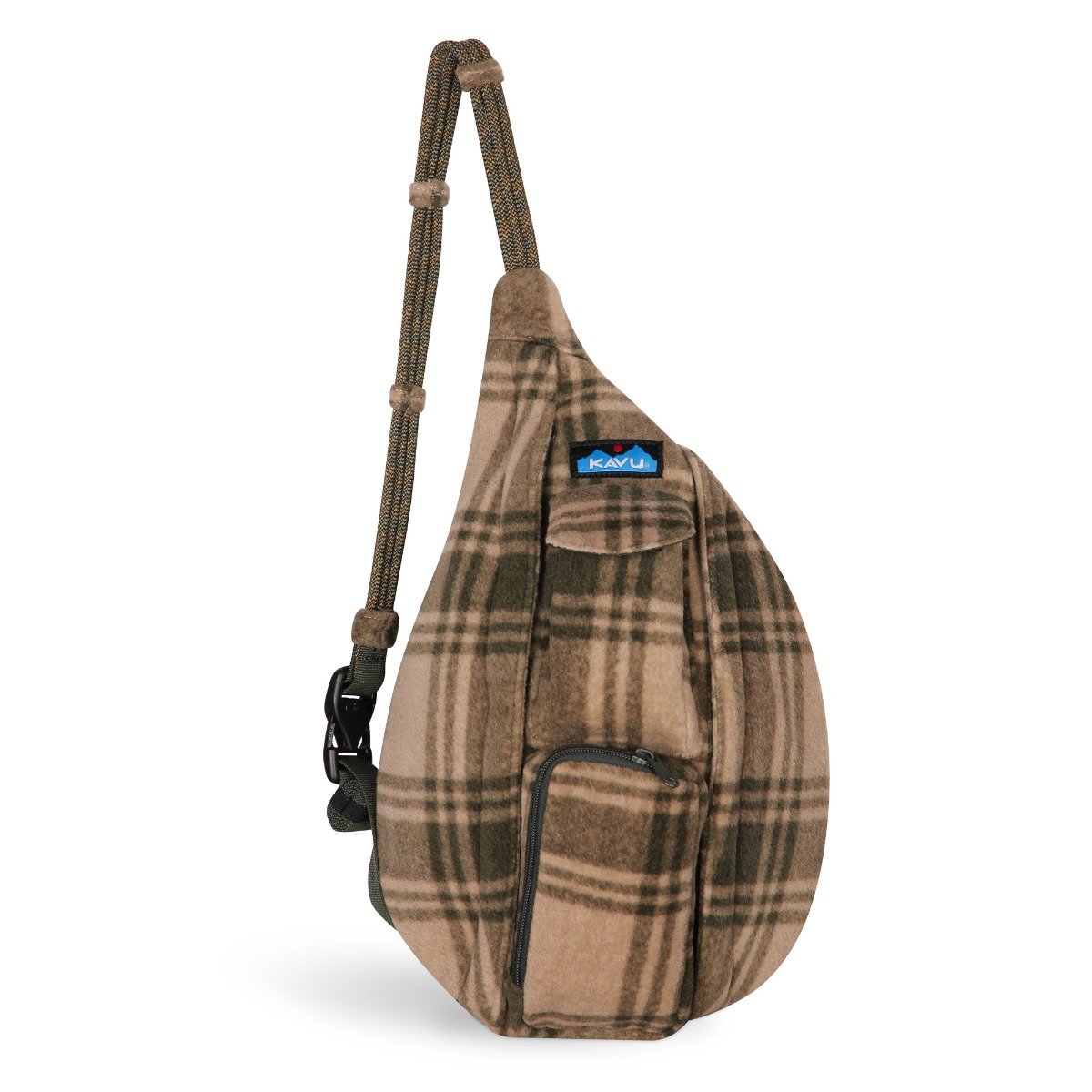 Kavu Mini Polar Sling Bag in Timber Plaid