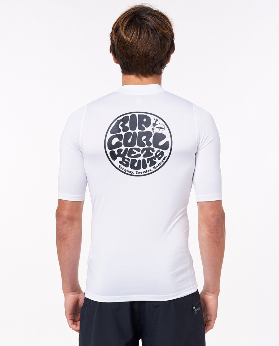 Rip Curl Icons Perf UV Protection T-Shirt - White