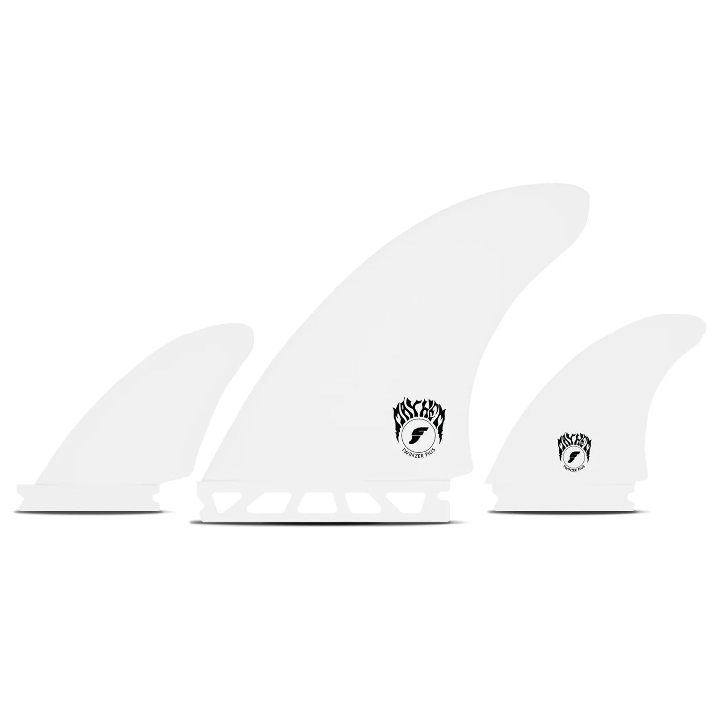 Futures Mayhem Twinzer + By Matt Biolos Fins - White