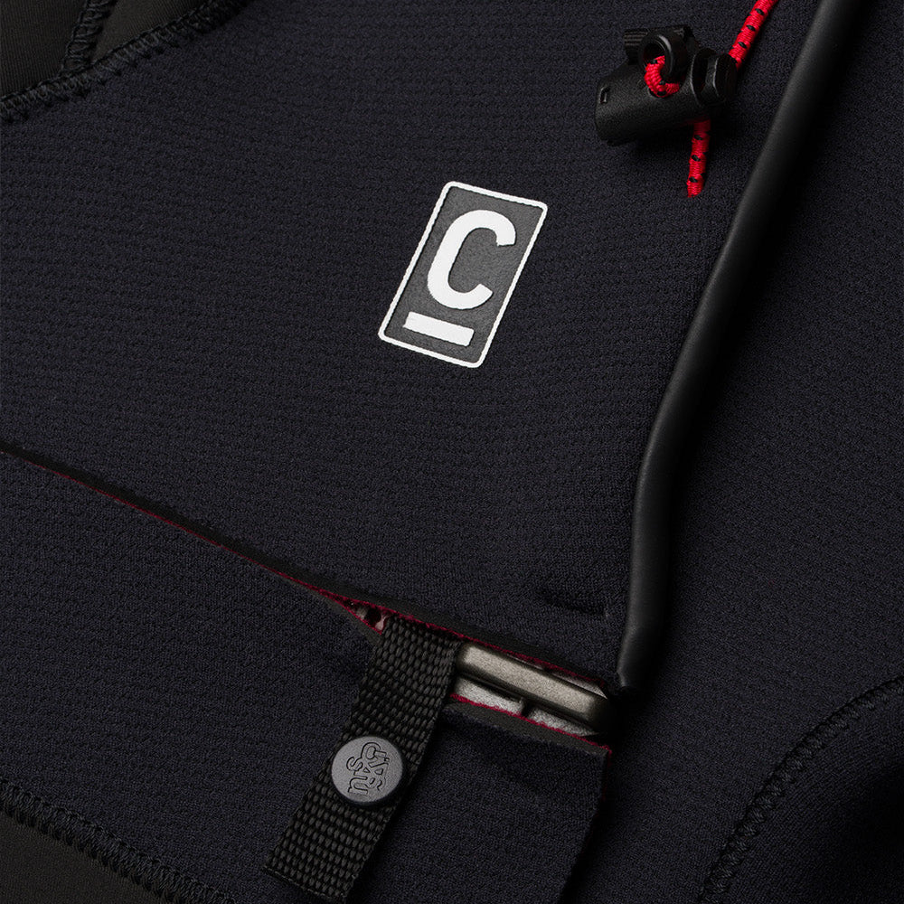 C-Skins NuWave Session 5/4/3 mm GBS homme à fermeture poitrine 2026 - Black / Red