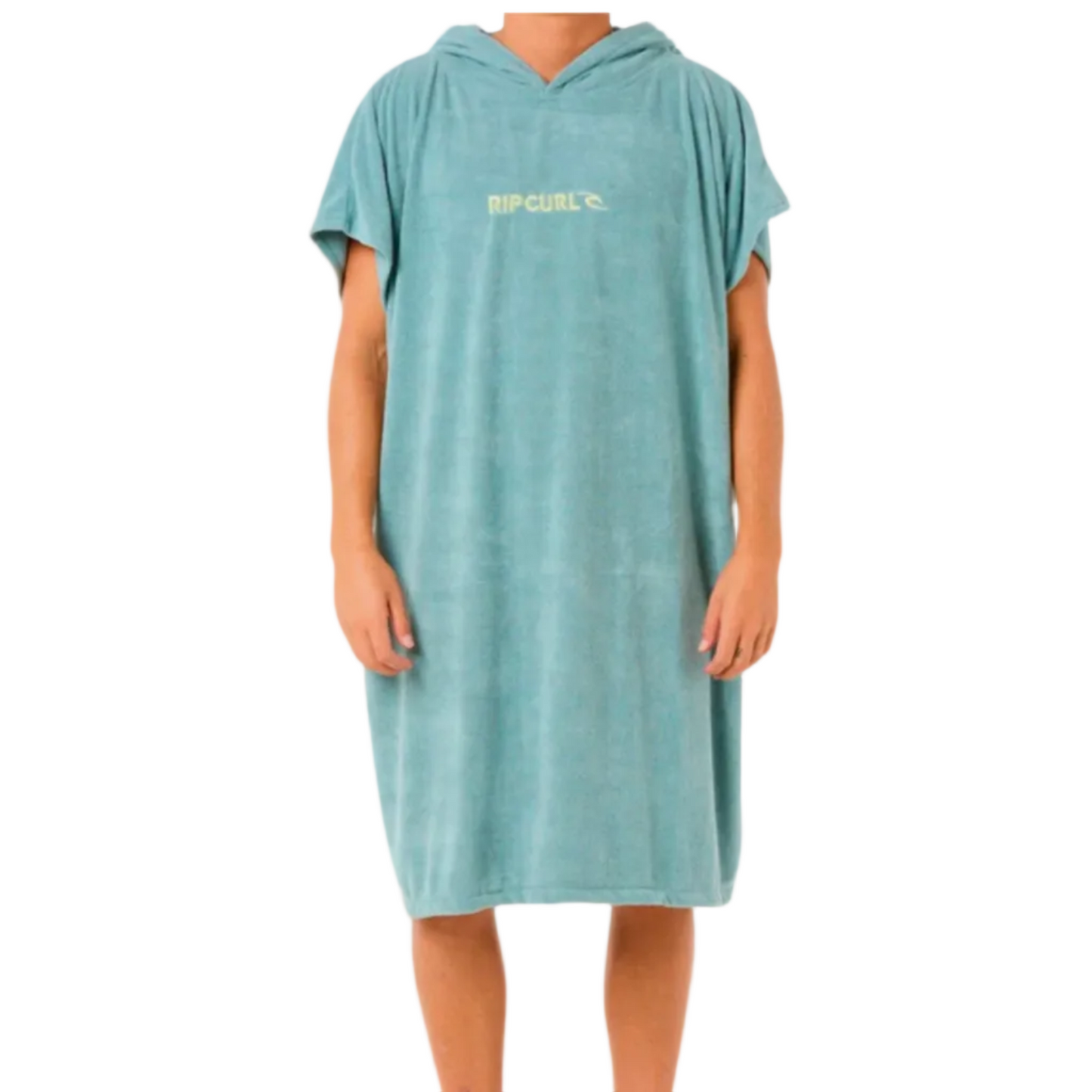 Rip Curl Brand Hooded Towel Boys Changing Robe - Blue Lagoon