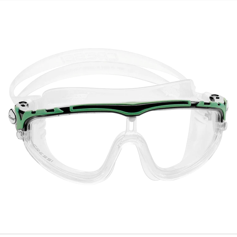 Cressi Skylight Wide View Swim Goggles - Lime