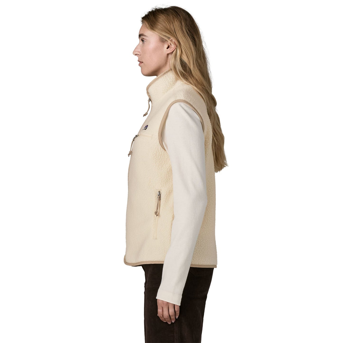 Patagonia Womens Retro Pile Vest - Natural