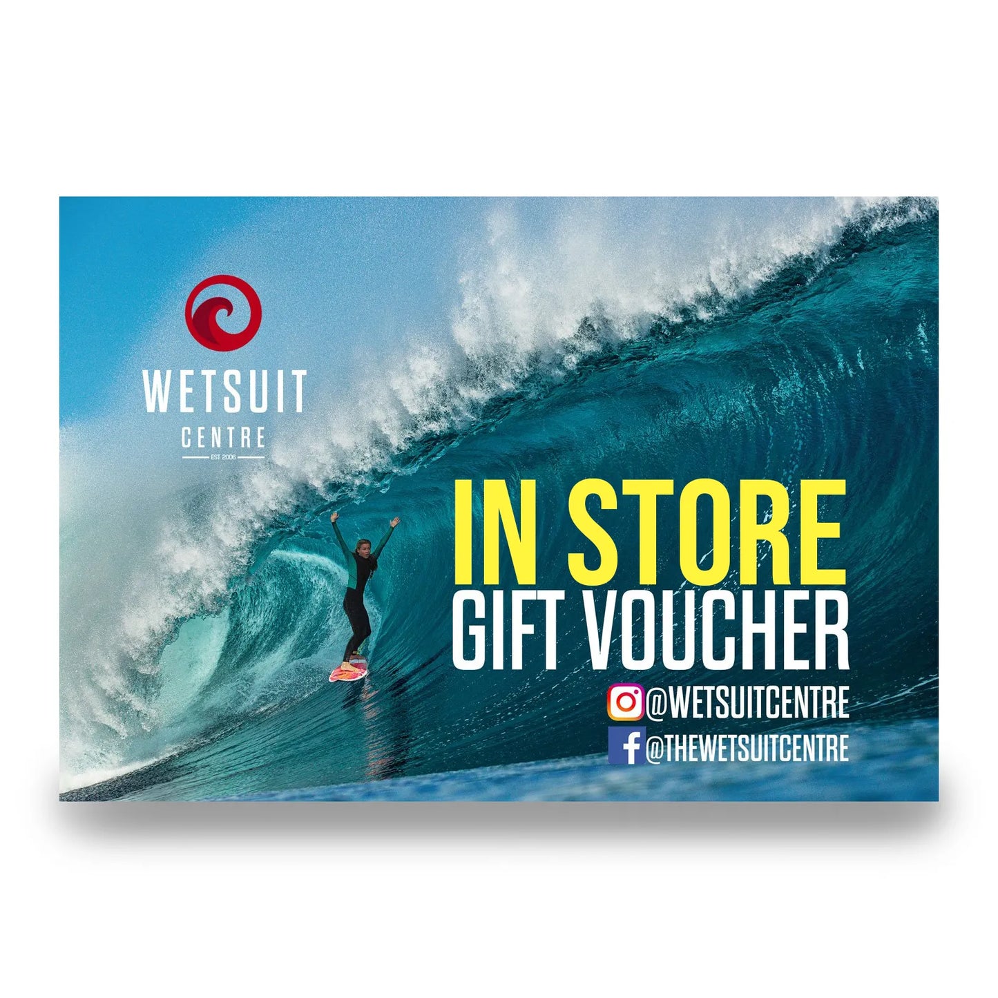 Wetsuit Centre Gift Voucher - Instore Use