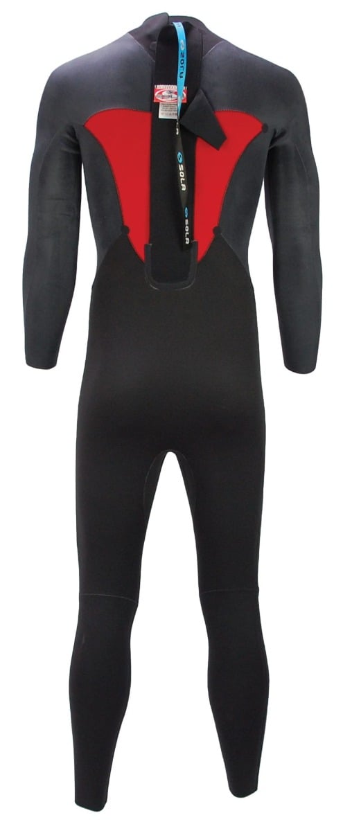 Sola Blaze 5/4mm Back Zip Men's Wetsuit 2025 - Black