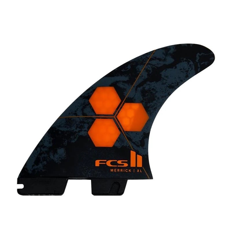 FCS II Al Merrick Performance Core Extra Large Tri Fins in Orange