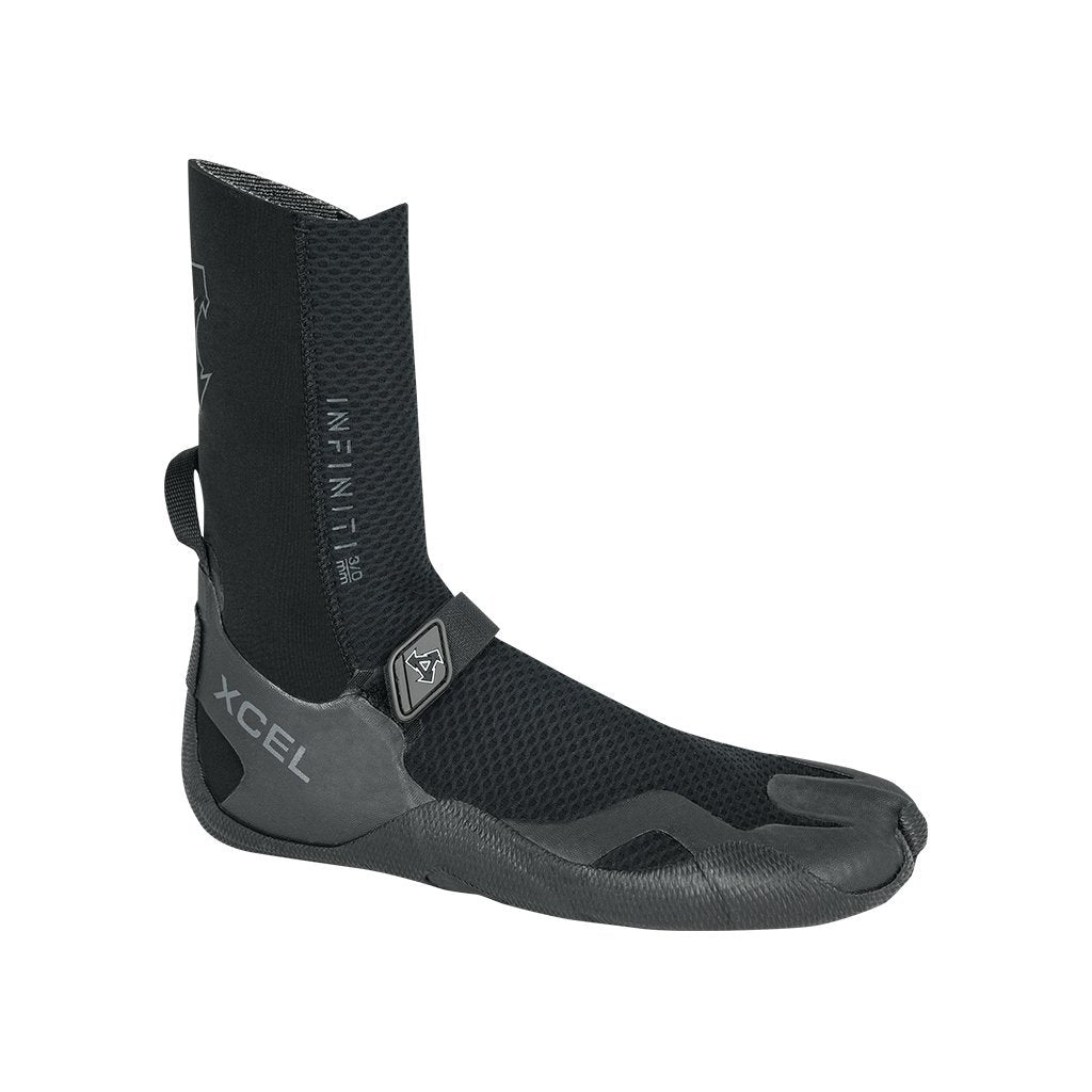 Xcel Infiniti 8mm Roundtoe Wetsuit Boots 2021 - Black - Full View