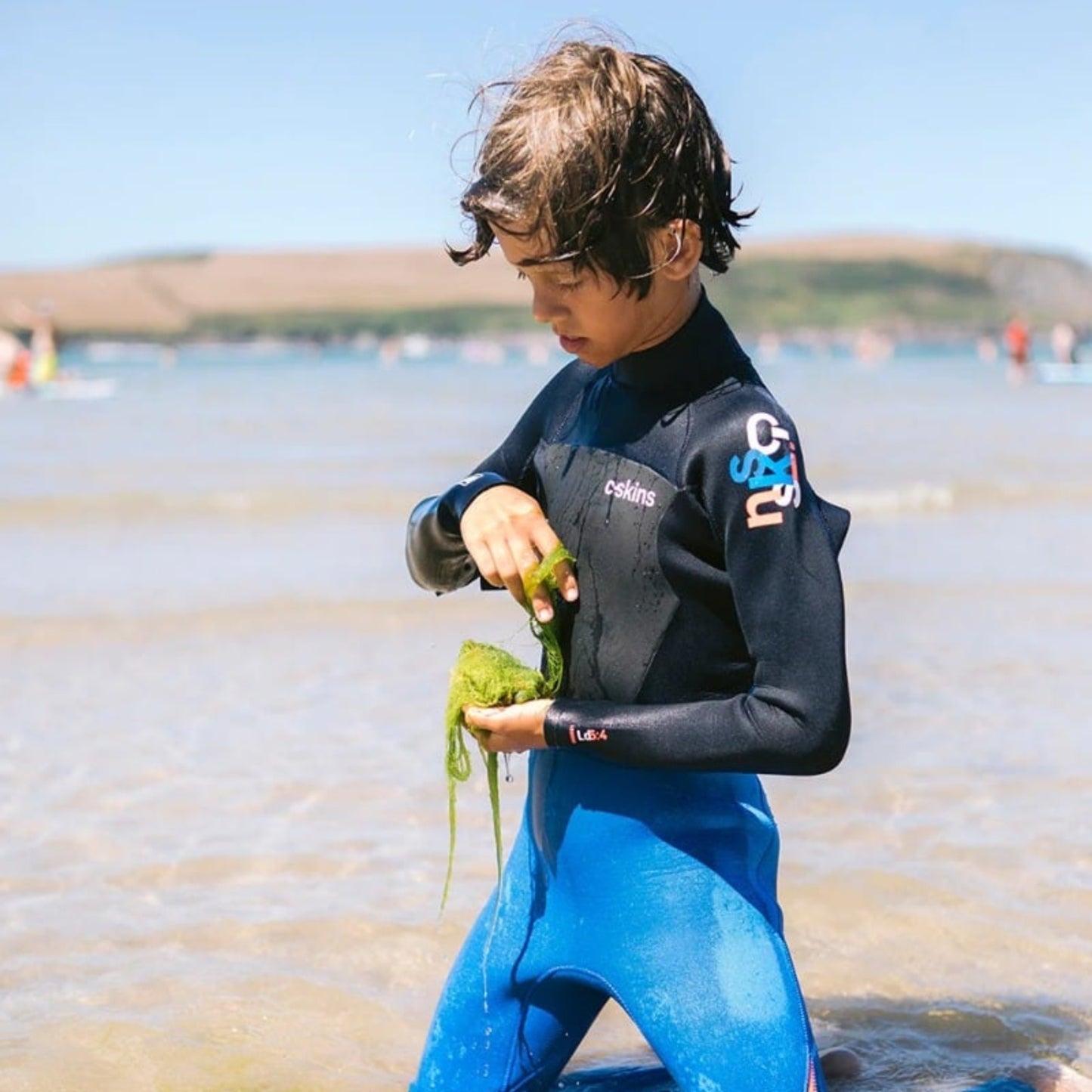 C-Skins Legend 5/4/3mm Back Zip Youth Wetsuit - Cyan / Slate