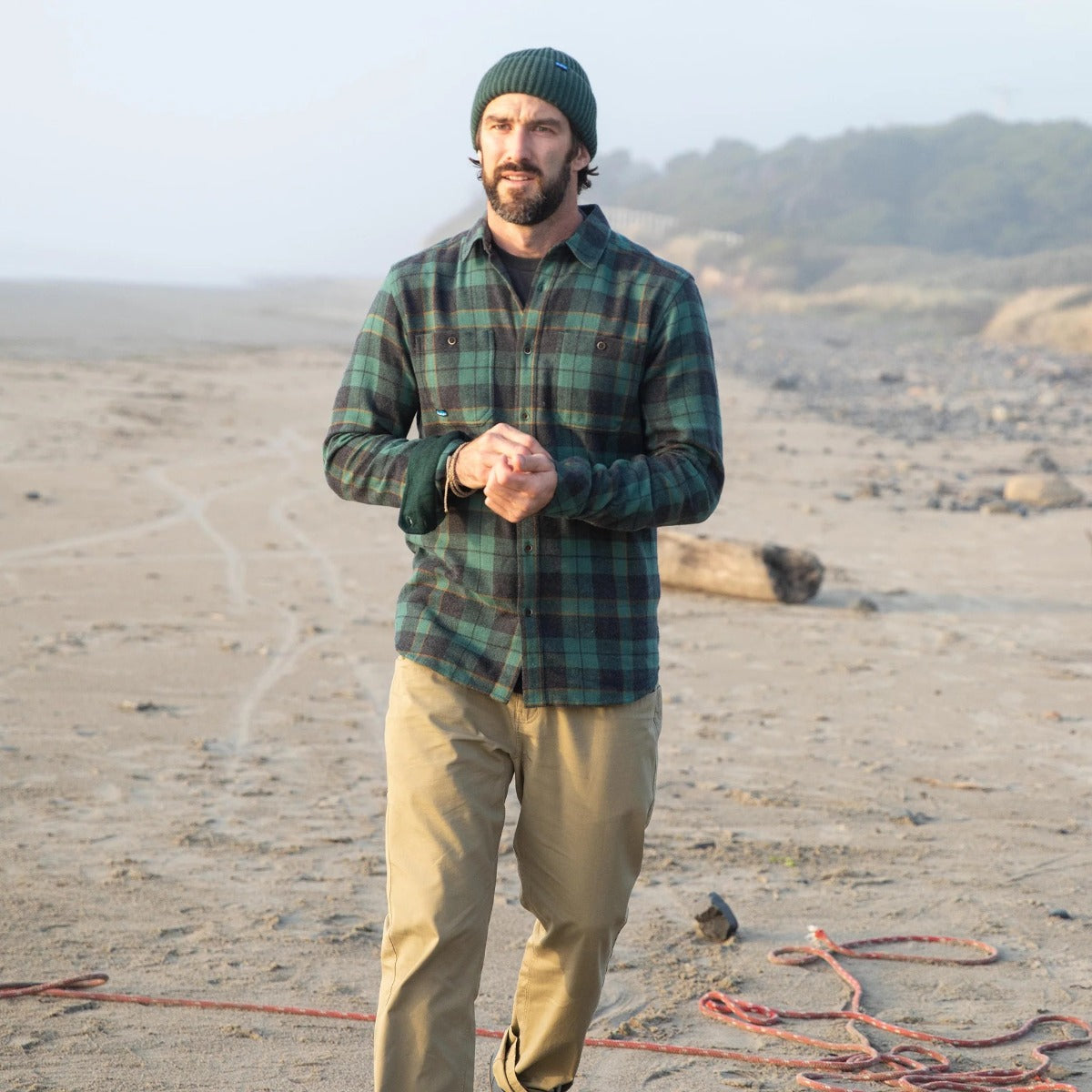 Kavu Big Joe Flannel Shirt - Hemlock Hook