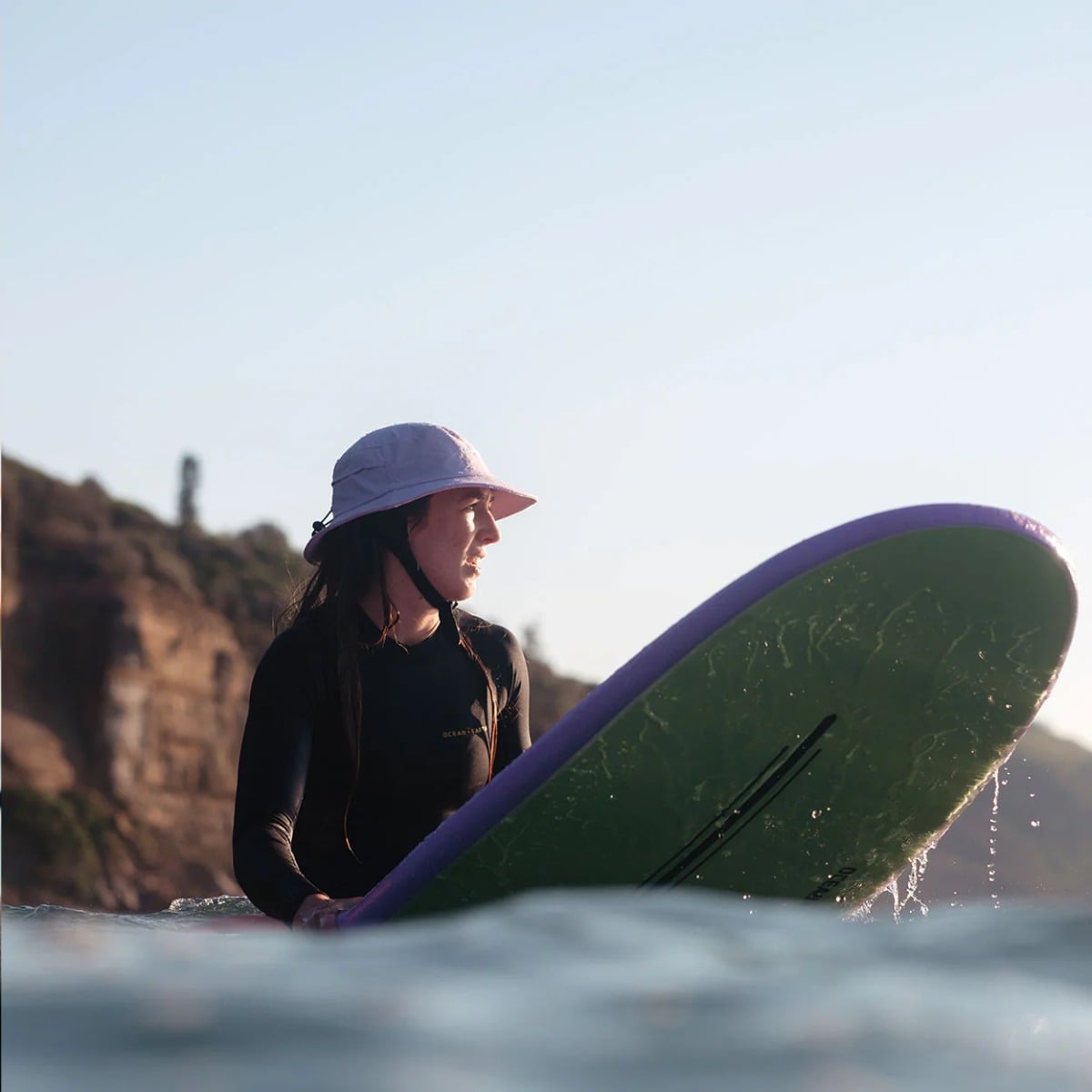 Ocean & Earth Bingin Soft Peak Surf Hat - Lilac