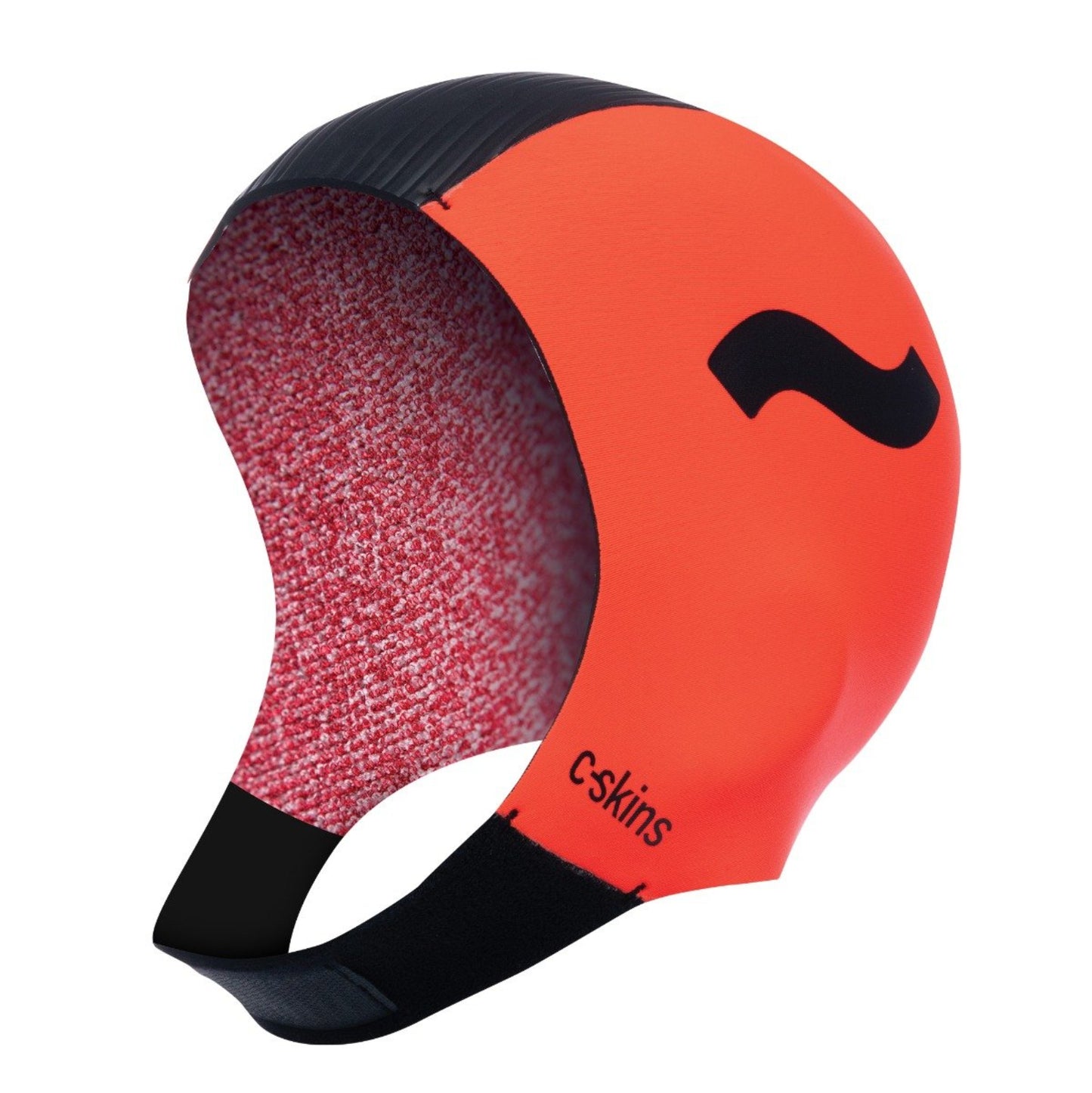 C-Skins Research Freedom 3mm Unisex Swim Cap - Orange/Black