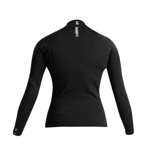C-Skins NuWave Solace Lite 1.5mm Women's FL Long Sleeve Vest - Black