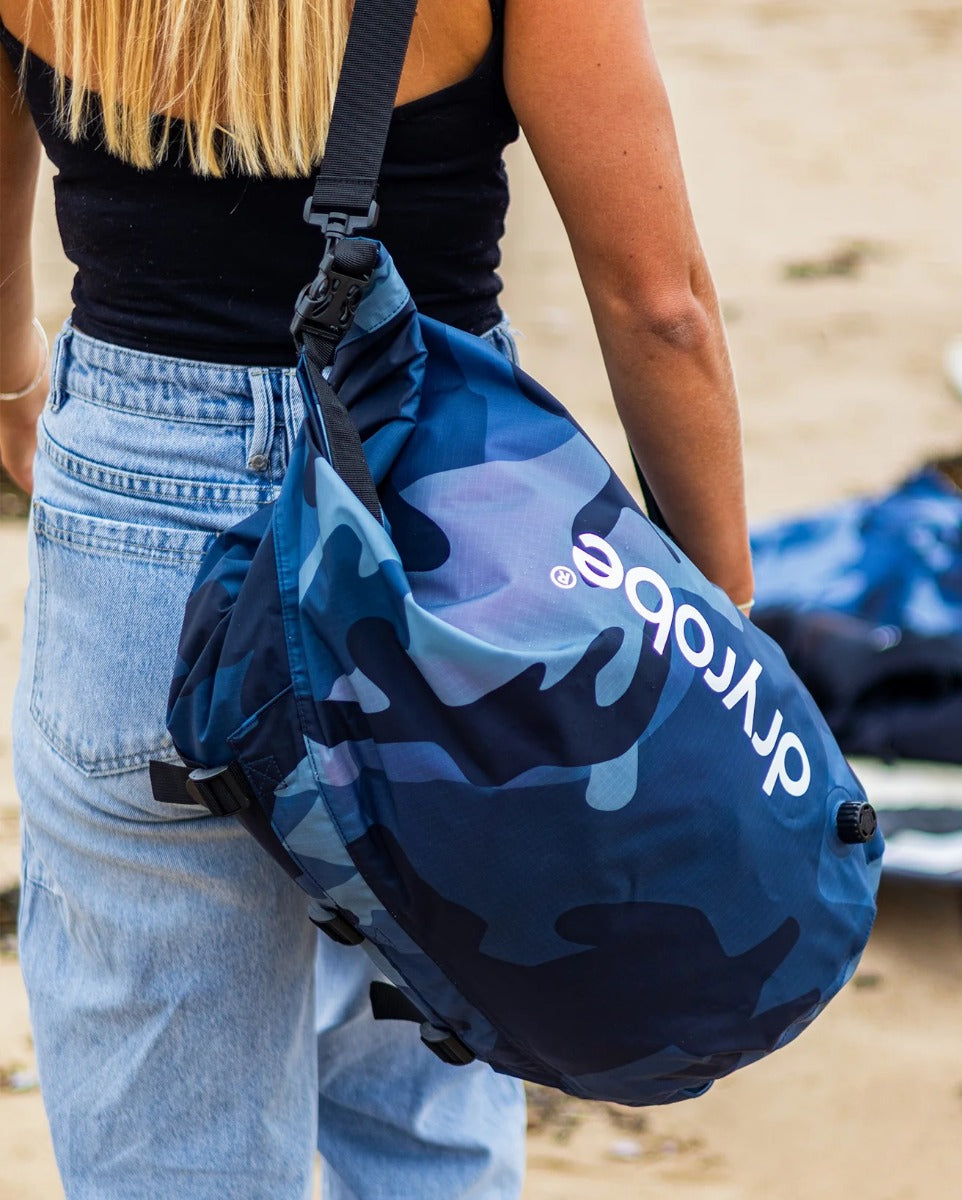 Dryrobe Compression Travel Bag - Blue Camo