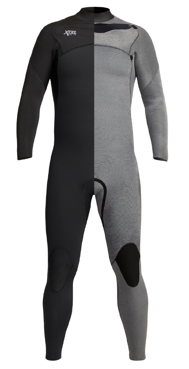 Xcel Comp 3/2mm Chest Zip Kids Wetsuit - Dark Forest