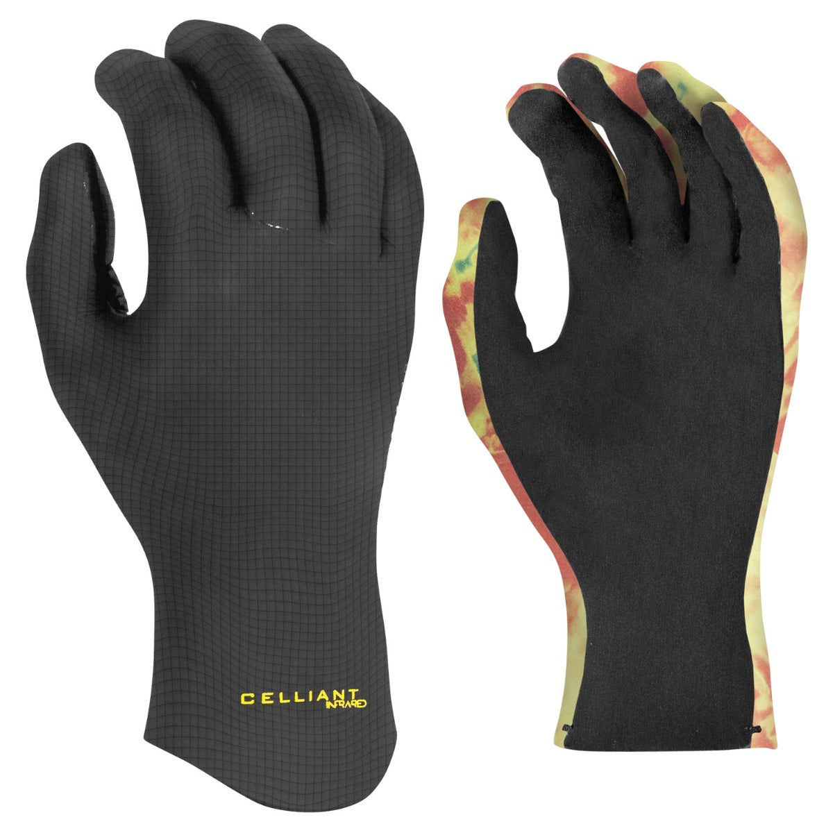 Xcel Comp X 4mm 5 Finger Glove 2021 - Black - Full View