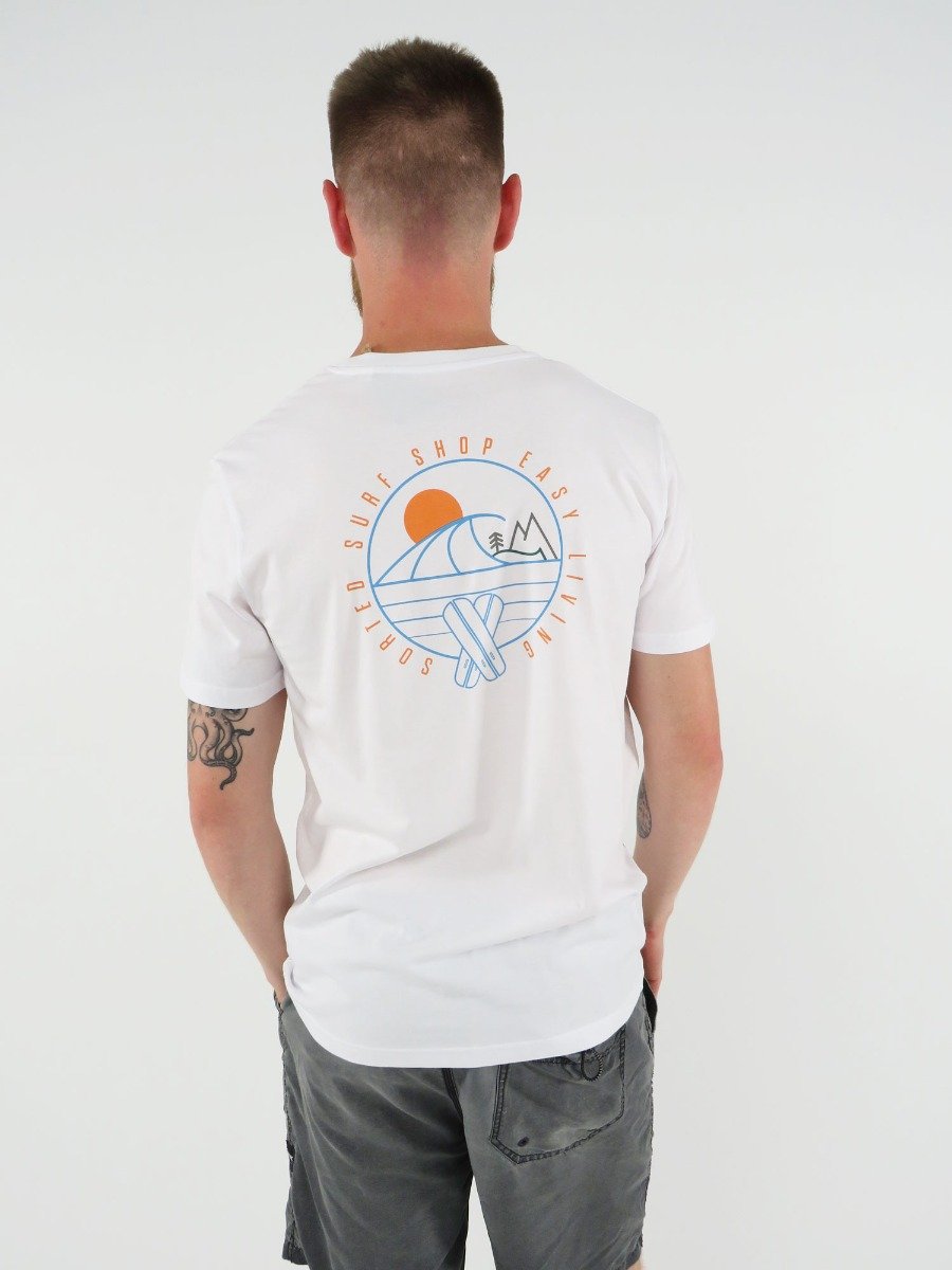 Sorted Surf Shop Easy Living T-Shirt - White