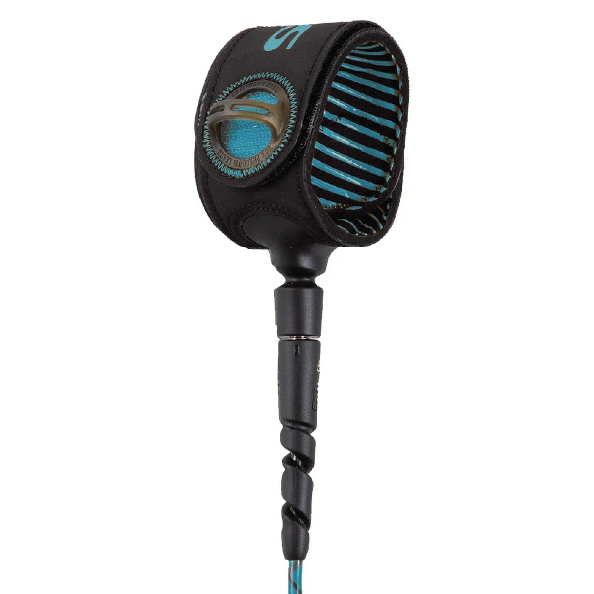 FCS Freedom Helix 6'0 Competition Leash - Tranquil Blue