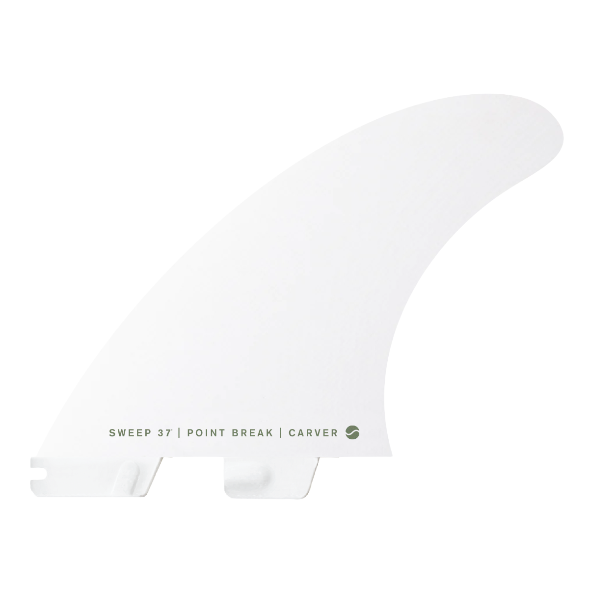 FCS II Carver PC Tri Fins - White