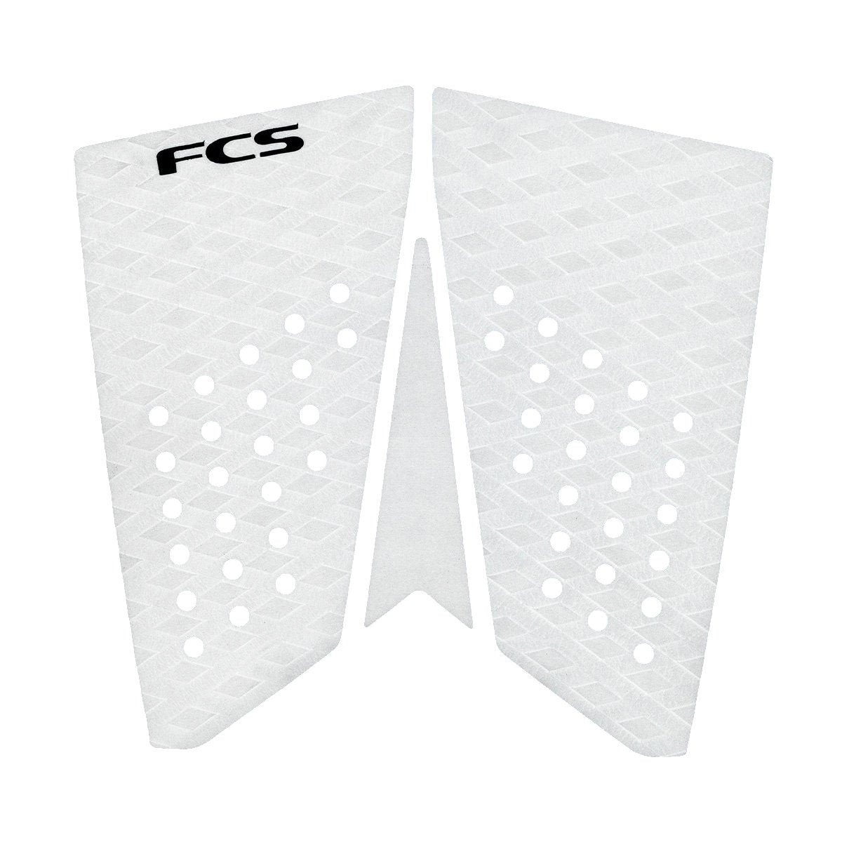 FCS T3 Fish Traction Pad - White