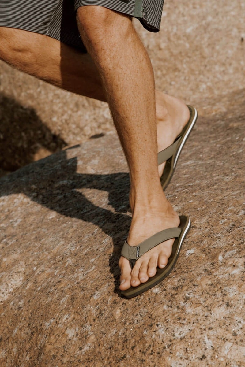Foamlife Tarlan Men's Flip-Flops - Olive