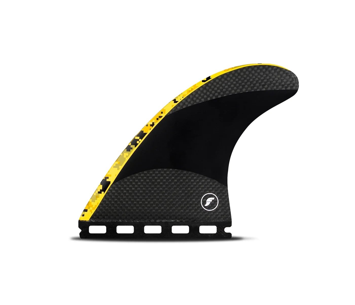Futures John John Florence Techflex Thruster Fins (Pro) - Digi Yellow