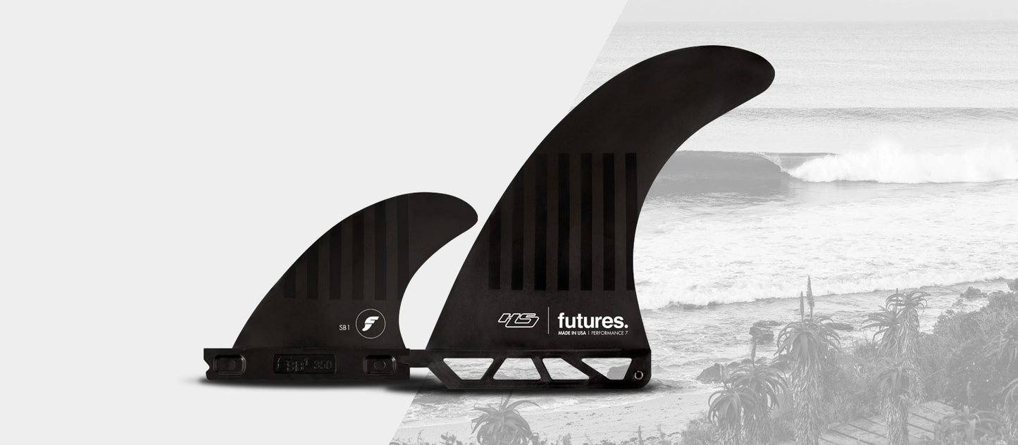 Futures Hayden Shapes Alpha 2+1 Fins - Black