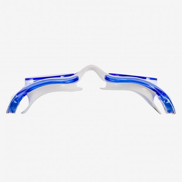 blue swimming goggles