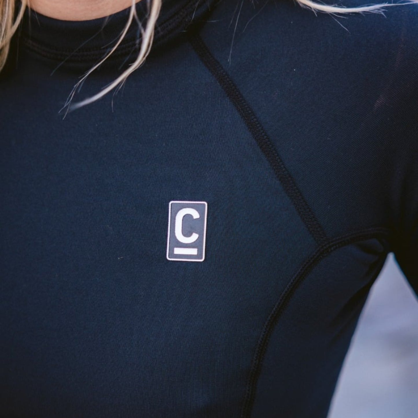 C-Skins HDi Skins Womens LS Vest - Black