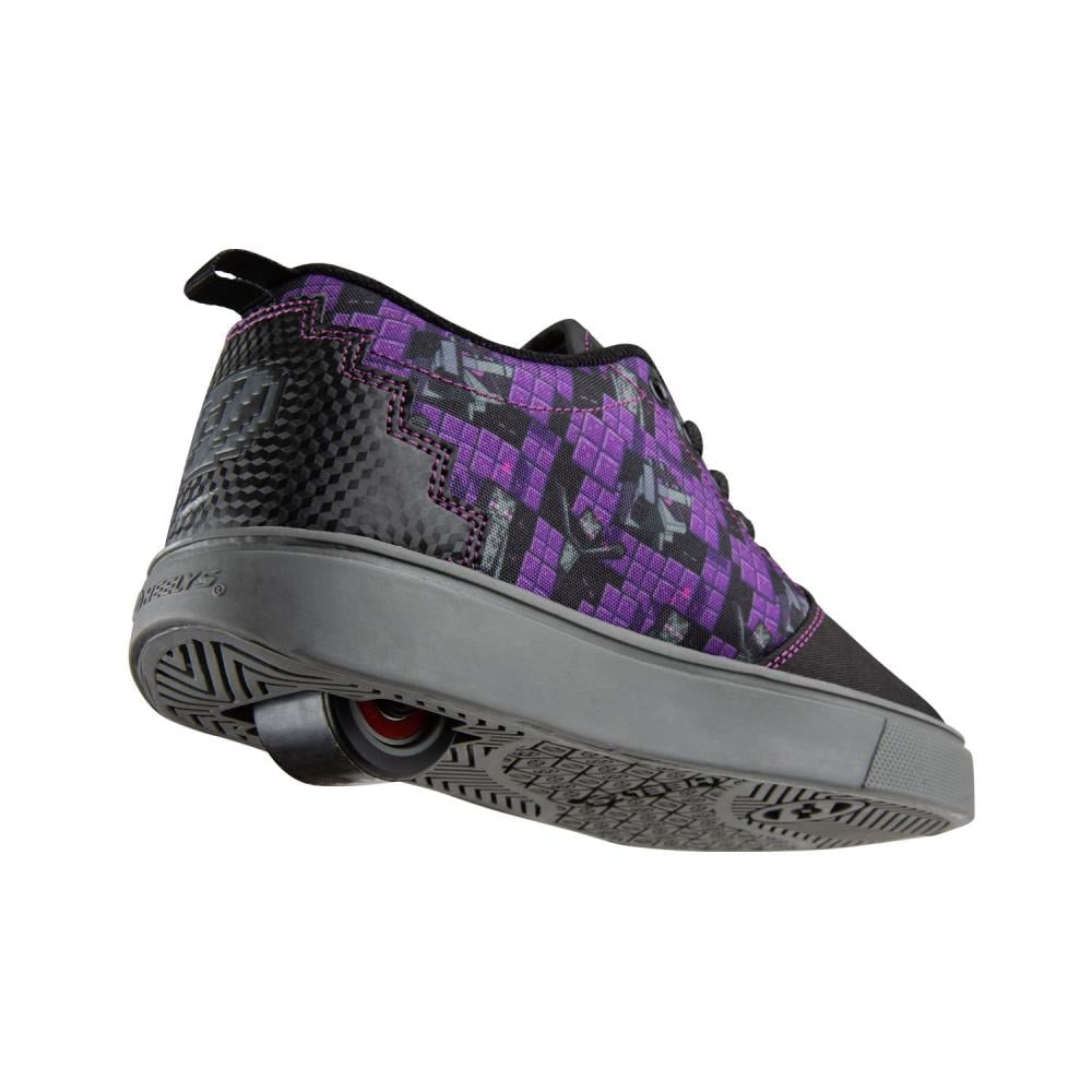 Heelys x Minecraft Pro 20 Wheeled Trainers - Black/Purple