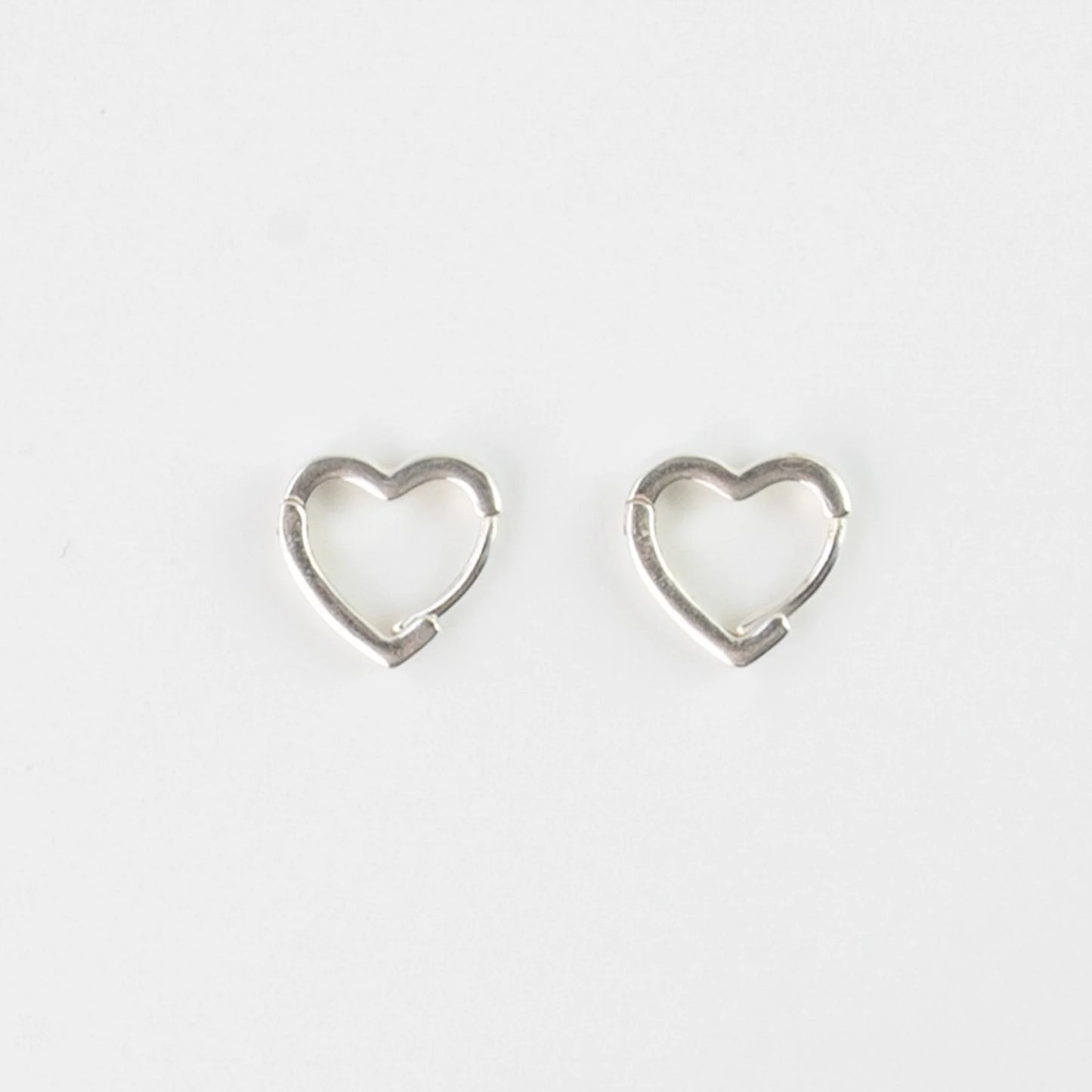 Pineapple Island Heart Hoop Earrings