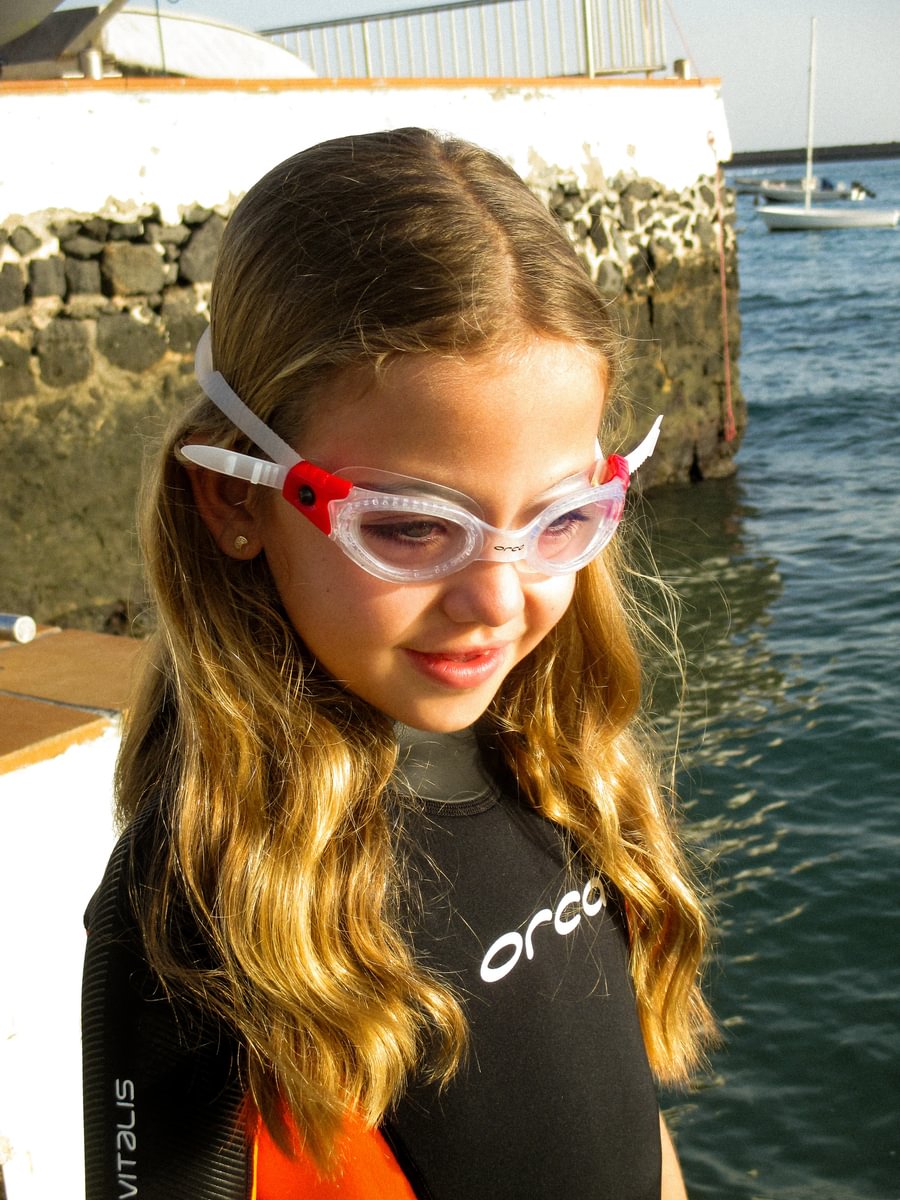 Orca Killa Junior Mirror Goggles - Clear/White