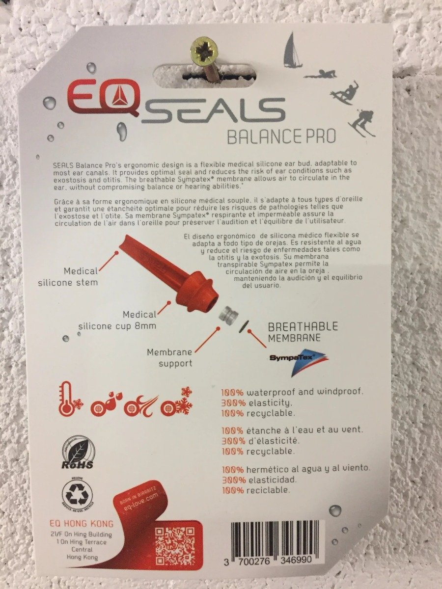 EQ Seals Pro Ear Plugs