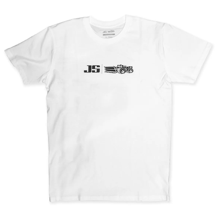 JS Mens Crop Tee - White
