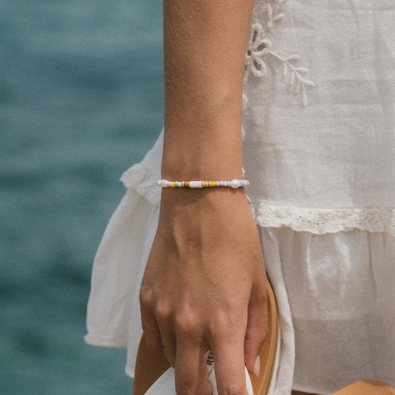 Pineapple Island Mentawai Islands Surfer Pearl Bracelet