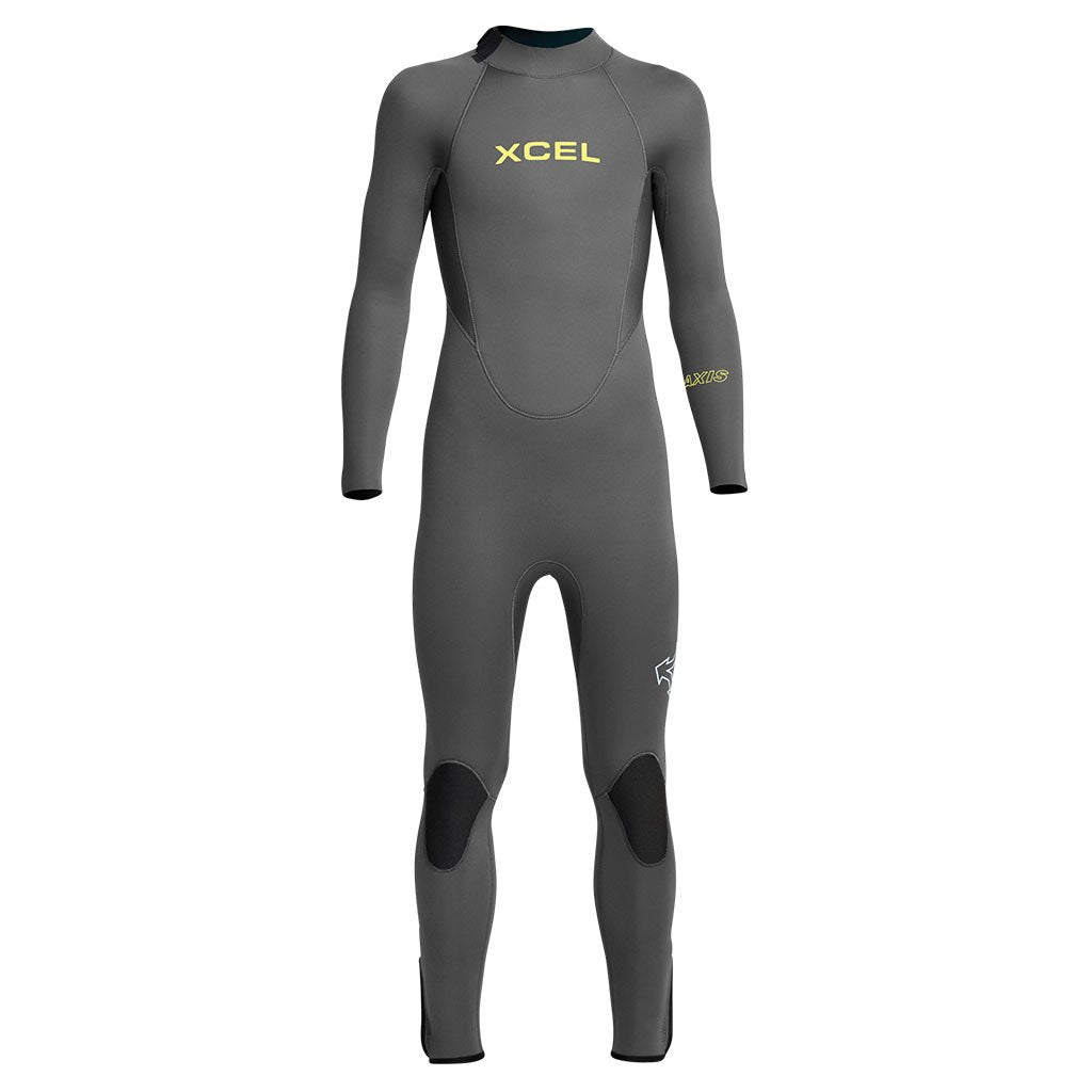 Xcel Axis5/4mm Kids Back Zip Winter Wetsuit - Graphite