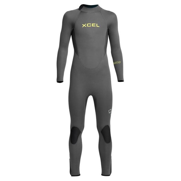 Xcel Axis 4/3mm Back Zip Kids Wetsuit - Graphite