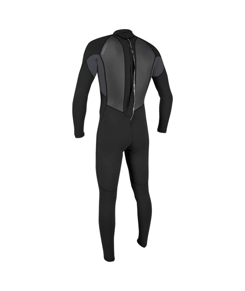 O'Neill Reactor-2 3/2mm Back Zip Summer Wetsuit 2026 - Black / Graphite