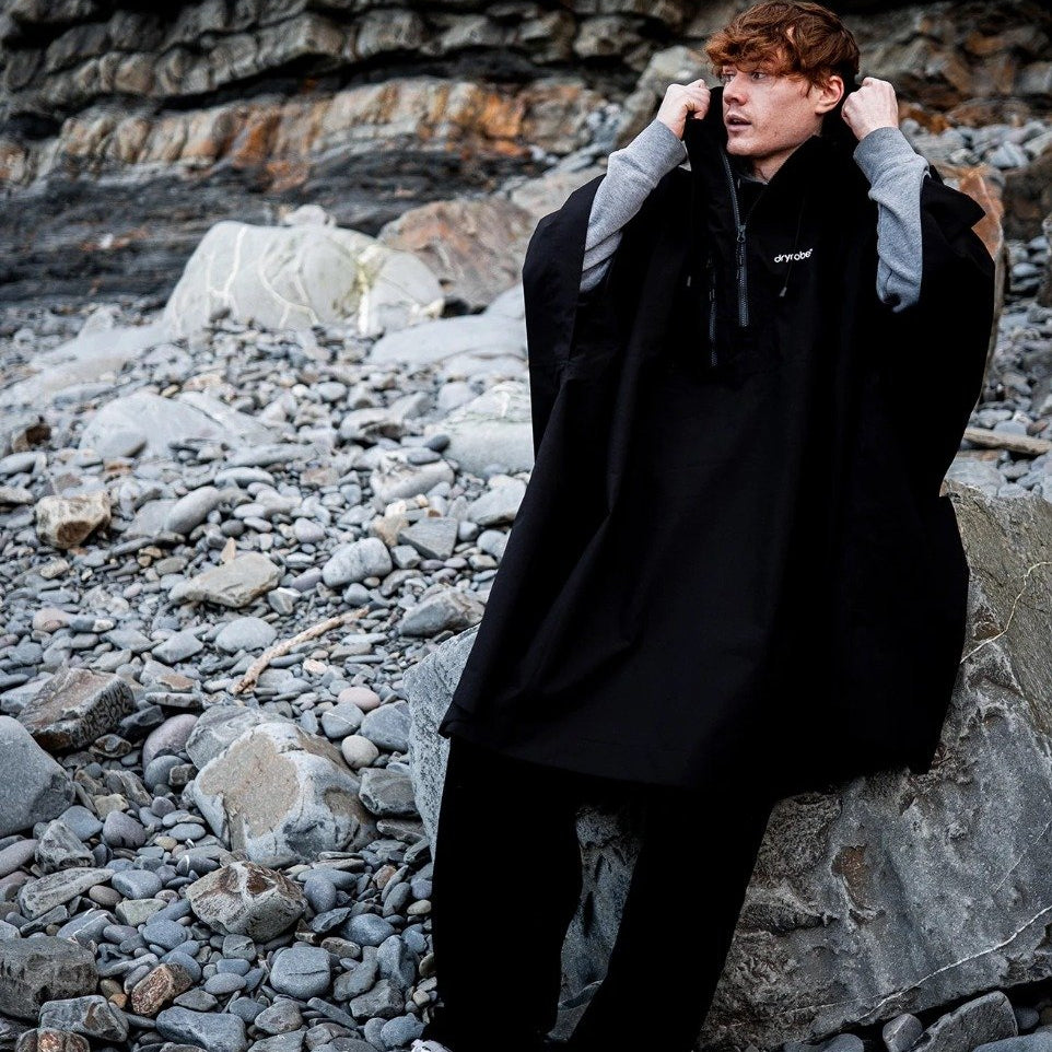 Dryrobe Waterproof Poncho - Black