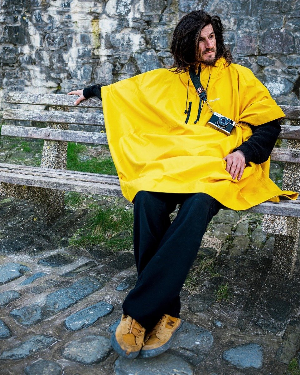 Dryrobe Waterproof Poncho - Yellow