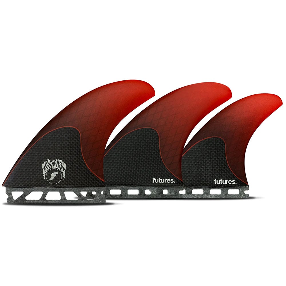 Futures Mayhem 3.0 Large 5-Fins - Red