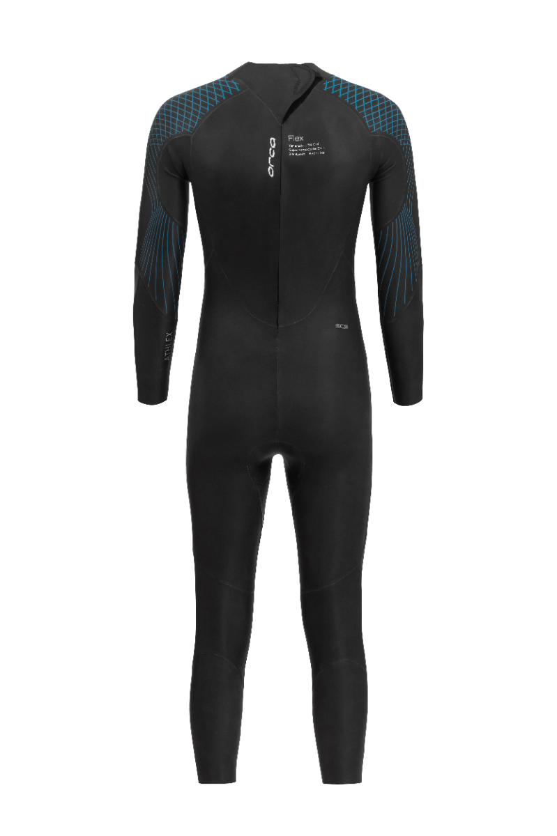 Orca Athlex Flex Mens Triathlon Wetsuit - Black - Back