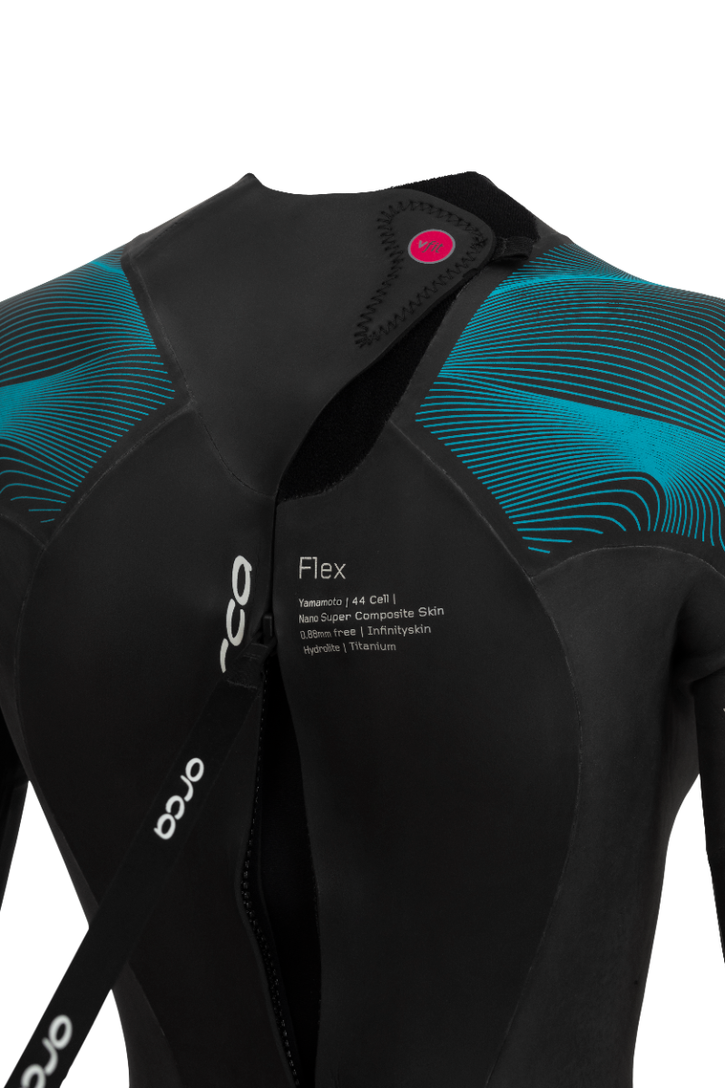 Orca Apex Flex Womens Triathlon Wetsuit - Black/Blue - Zip