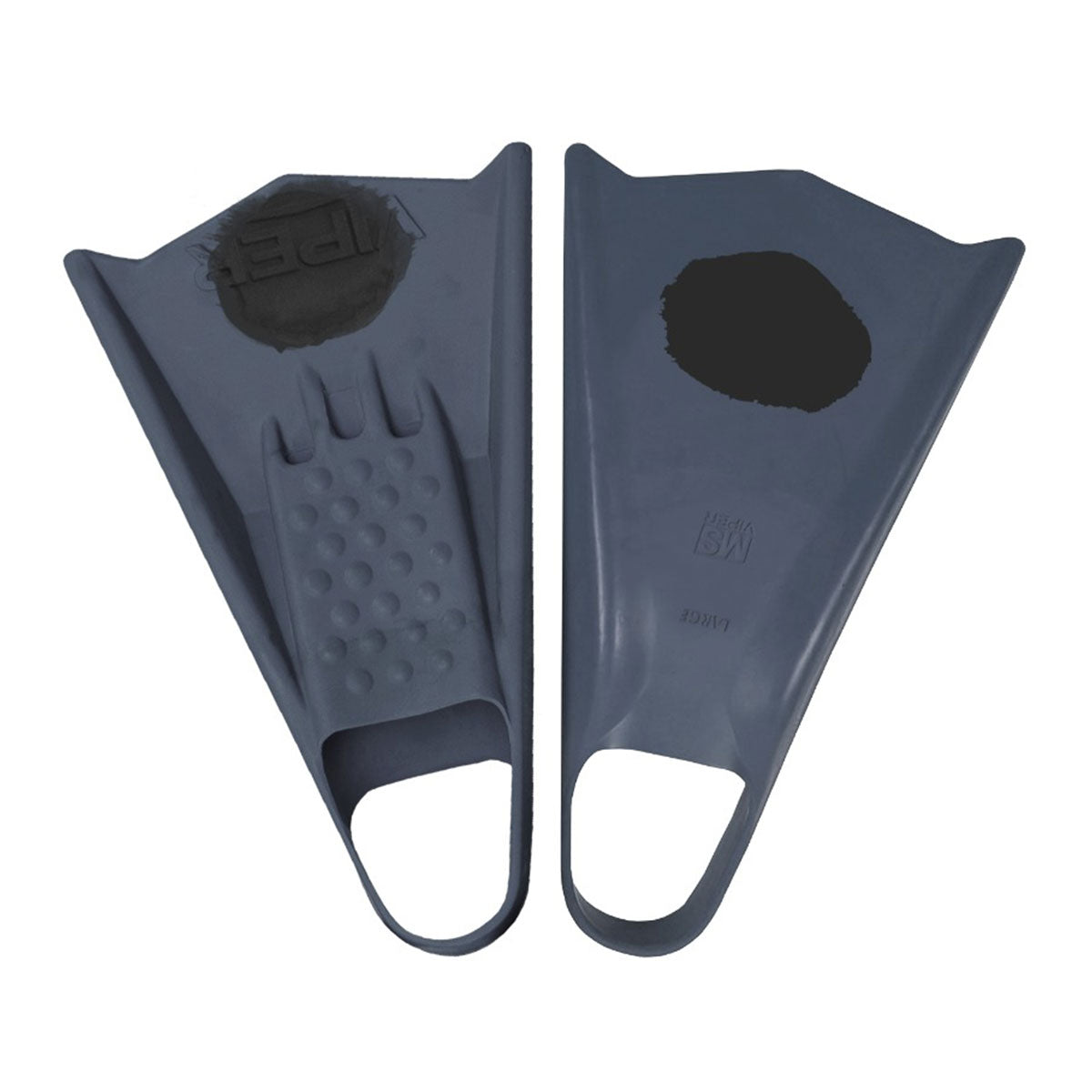 Science Mike Stewart Viper Bodyboarding Fins - Charcoal - Full View