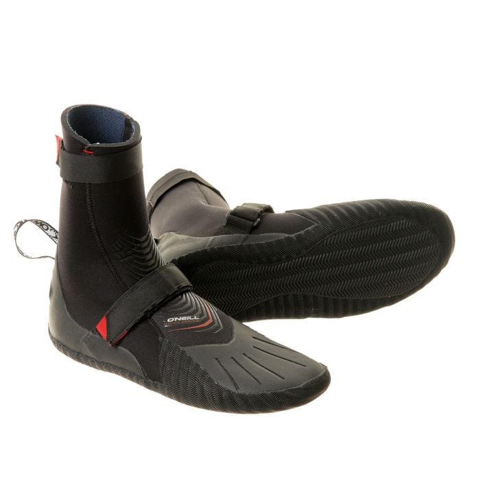O'Neill Heat 5mm Round Toe Wetsuit Boots - Black