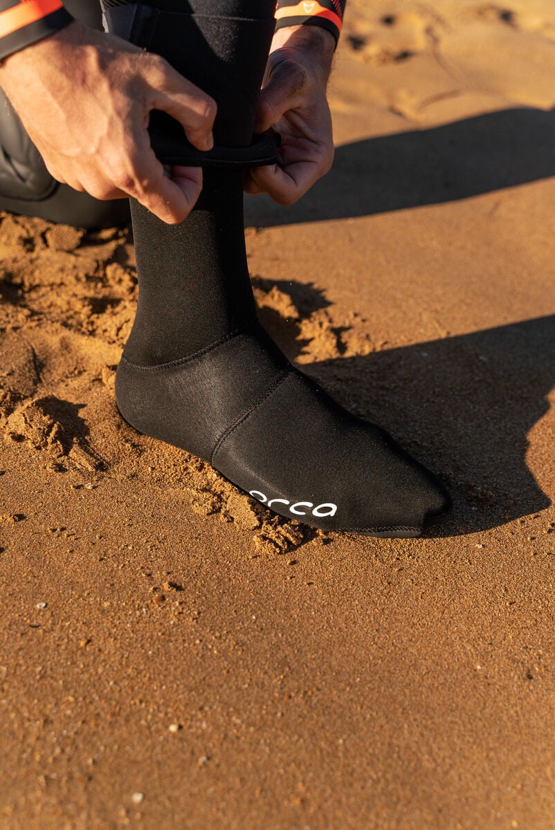 Orca Openwater Swim Socks - Black
